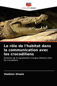 rôle de l'habitat dans la communication avec les crocodiliens