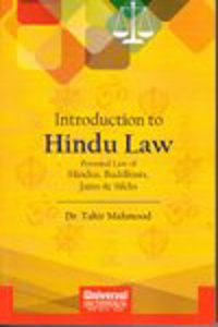 Introduction to Hindu Law  Personal Law of Hindus, Buddhists, Jains & Sikhs