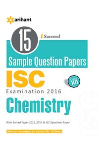 ISC 15 Sample Question Papers CHEMISTRY class 12th