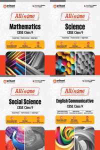 Arihant All In One Science, Social Science, Mathematics, English Communication, Class 9th Based On Latest NCERT For CBSE Exams 2025 (EditionI)