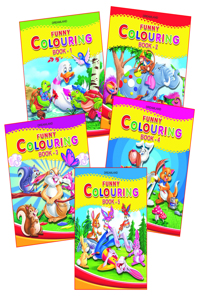 Dreamland Funny Colouring Books - (5 Titles)