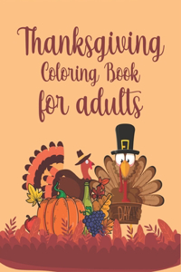 Thanksgiving Coloring Book For Adults