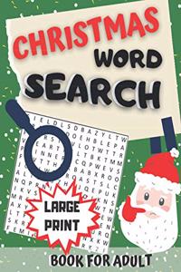 Christmas Word Search Book for Adult Large Print