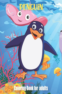 Penguin Coloring book For Adults