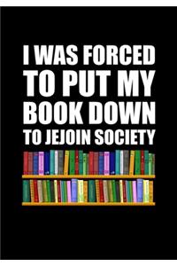 I Was Forced To Put My Book Down To Rejoin Society
