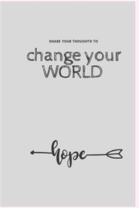 Share Your Thoughts to Change Your World