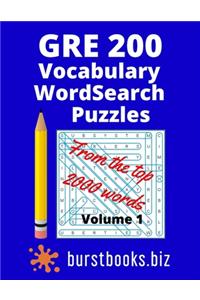 GRE 200 Vocabulary Word Search Puzzles