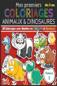 Mes premiers Coloriages Animaux & Dinosaures - Volumes 3