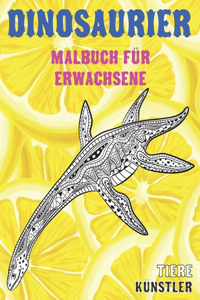 Malbuch für Erwachsene - Künstler - Tiere - Dinosaurier