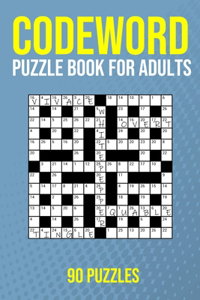 Codeword Puzzle Book for Adults - 90 Puzzles