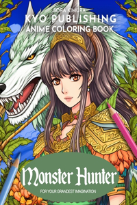 Anime Coloring book Monster Hunter