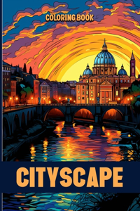 Cityscape Coloring Book