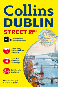 Collins Dublin Streetfinder Colour Map