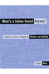 What's a Schwa Sound Anyway?