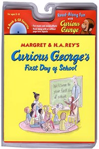 Curious George's First Day of School Book & CD