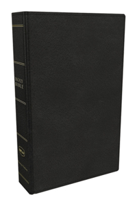 NKJV, Preaching Bible, Premium Calfskin Leather, Black, Comfort Print