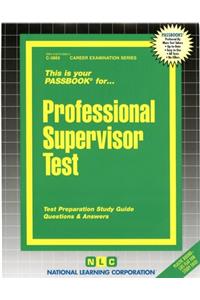 Professional Supervisor Test