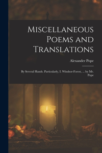 Miscellaneous Poems and Translations