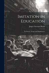 Imitation in Education