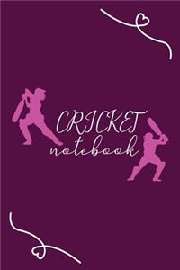Cricket Notebook