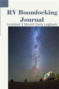 RV Boondocking Journal