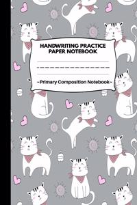 Handwriting Practice Paper Notebook Primary Composition Notebook