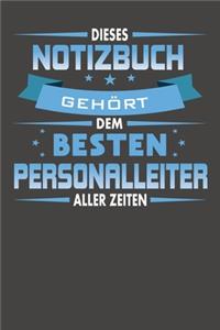 Dieses Notizbuch Gehört Dem Besten Personalleiter Aller Zeiten