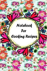 Notebook For Cooking Recipes