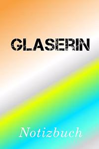 Glaserin Notizbuch