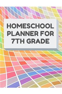 Homeschool Planner for 7th Grade