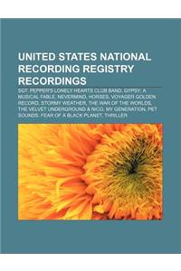 United States National Recording Registry Recordings