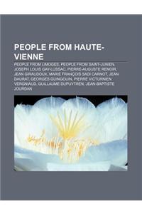 People from Haute-Vienne