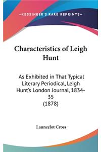 Characteristics of Leigh Hunt