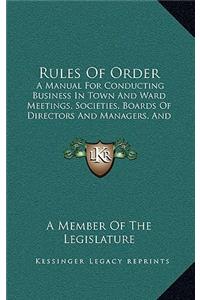 Rules of Order