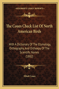Coues Check List of North American Birds