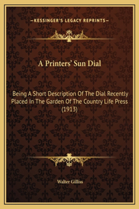 A Printers' Sun Dial
