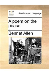 A Poem on the Peace.