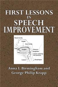 First Lessons in Speech Improvement