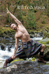 Kilted Yoga Lined Notebook