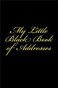 My Little Black Book of Addresses