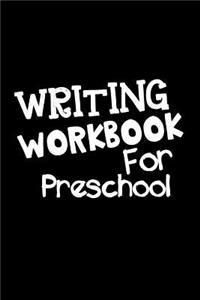 Writing Workbook For Preschool