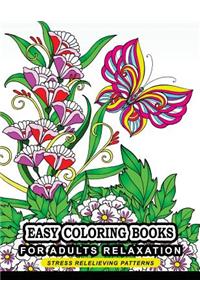Easy Coloring books for adults relaxation