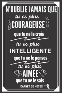 N'Oublie Jamais Que Tu Es Plus Courageuse Que Tu Ne le Crois
