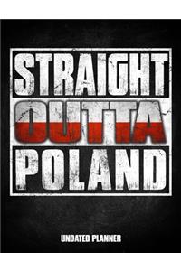 Straight Outta Poland Undated Planner