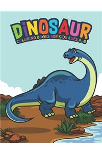 Dinosaur Coloring Books For Kids Ages 4-8