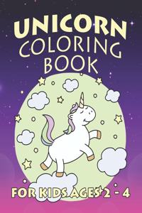 Unicorn Coloring Book for Kids Ages 2-4