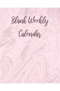 Blank Weekly Calendar