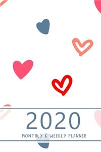 2020 Monthly & Weekly Planner