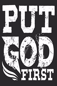 Put God First Notebook