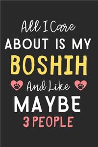 All I care about is my BoShih and like maybe 3 people